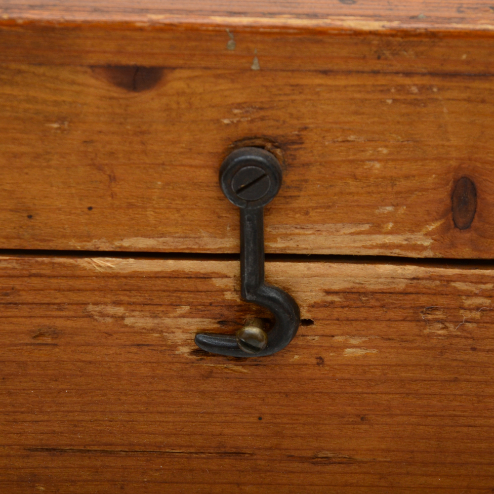 Antique French Bardou & Sons Brass Telescope with Wooden Tripod