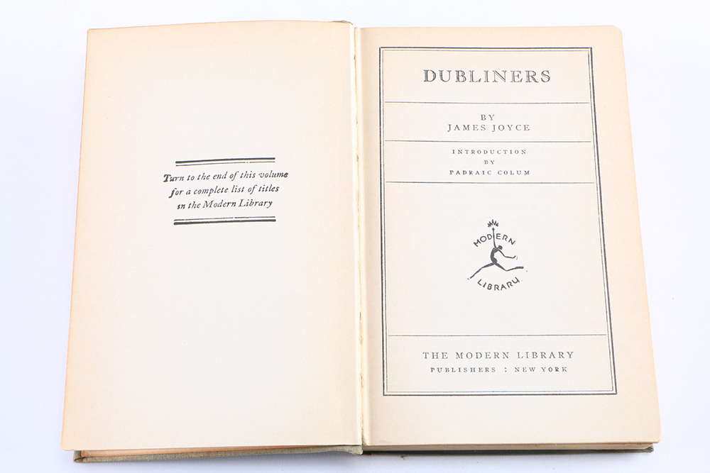 Collection of Vintage James Joyce Related Hardcover Books