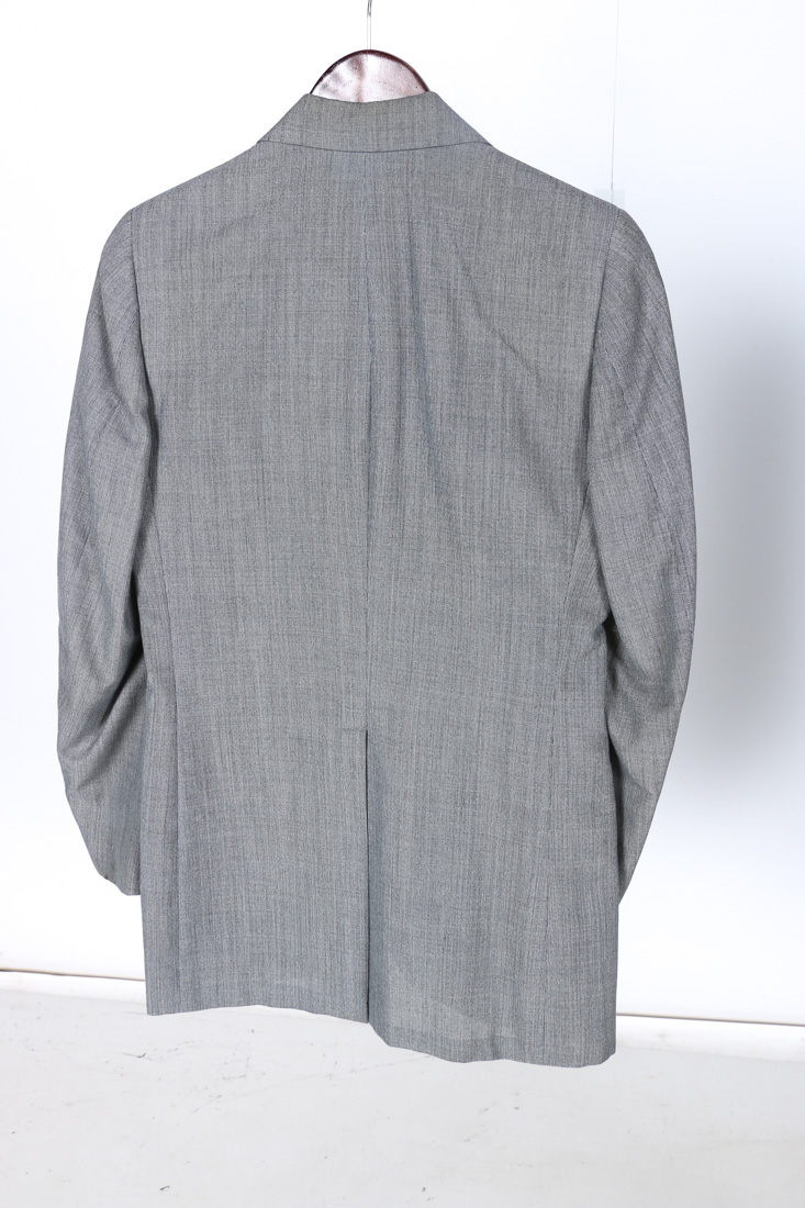 Three Vintage Gray Men's Blazers With Vests