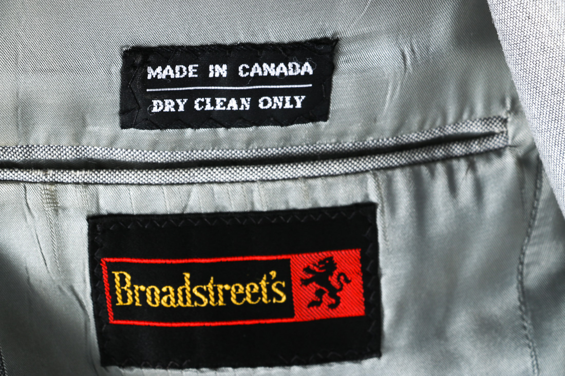 Three Vintage Gray Men's Blazers With Vests