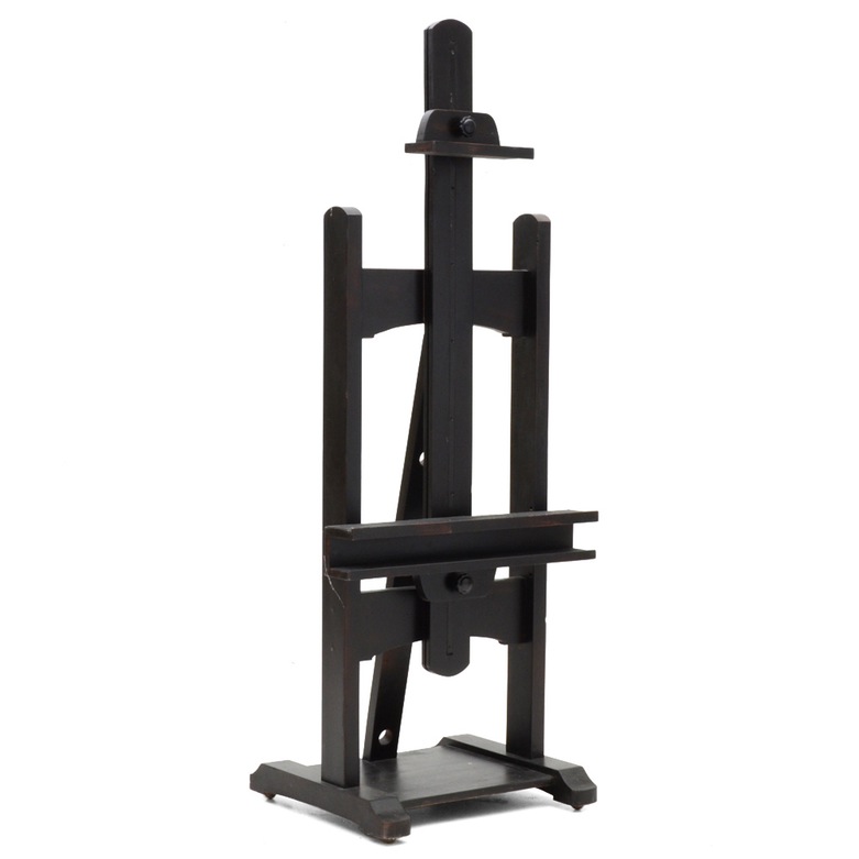 Restoration Hardware Heavy-Duty Black Stained TV Easel