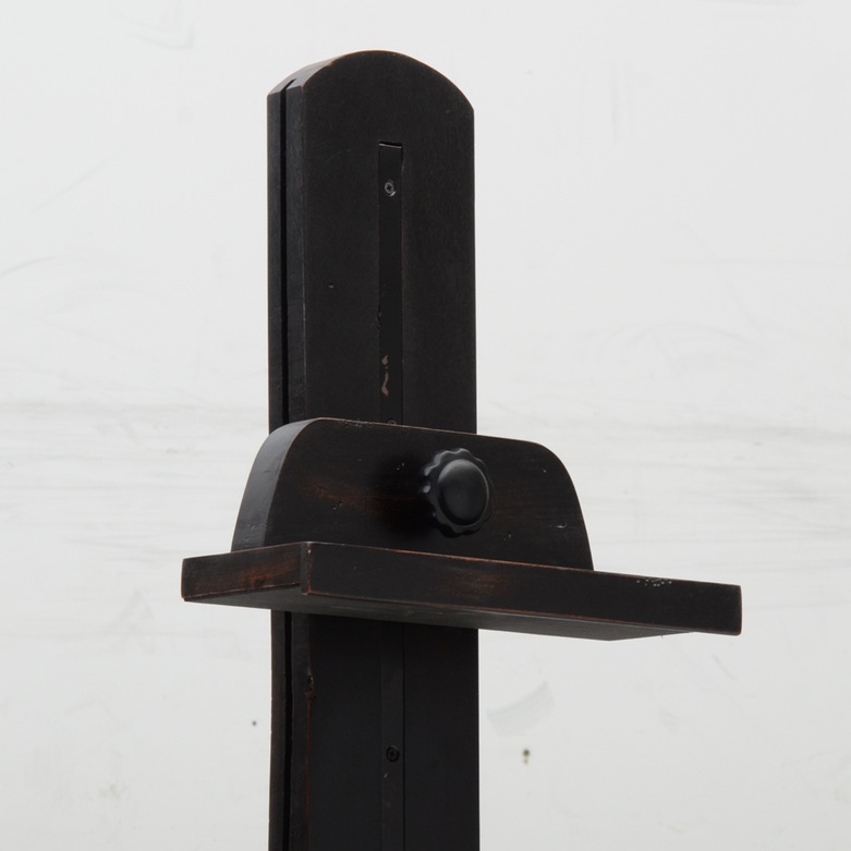 Restoration Hardware Heavy-Duty Black Stained TV Easel