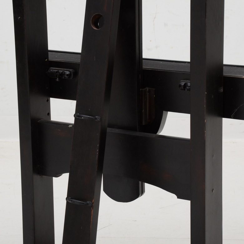 Restoration Hardware Heavy-Duty Black Stained TV Easel