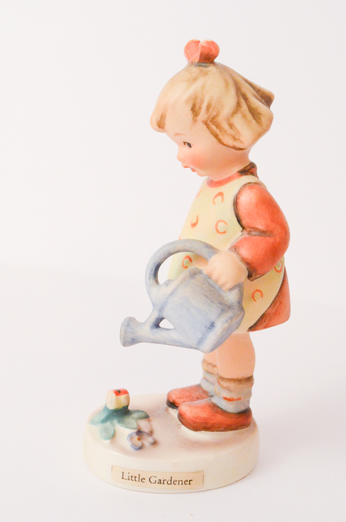 Two Hummel Figurines "Little Sweeper" and "Little Gardener"
