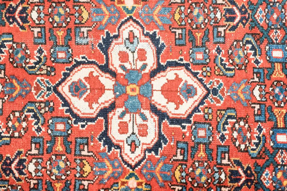 Handwoven Wool Heriz Area Rug