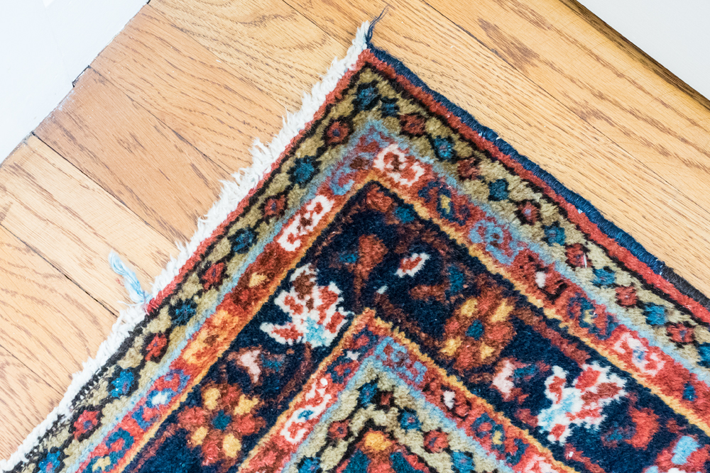 Handwoven Wool Heriz Area Rug