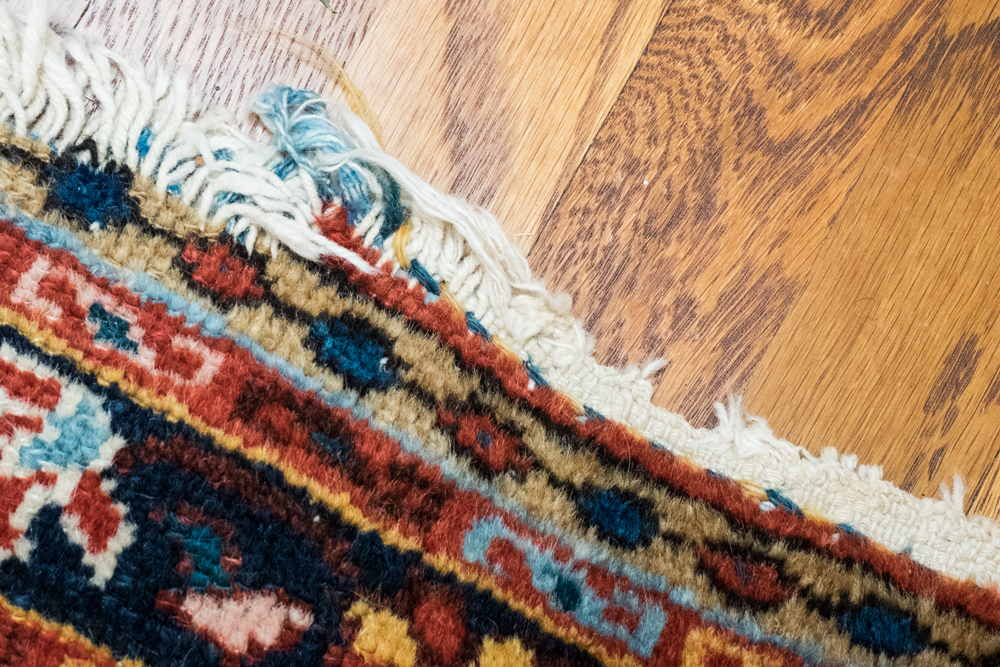 Handwoven Wool Heriz Area Rug