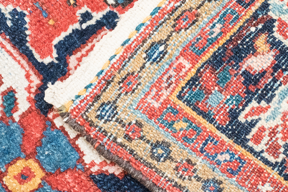 Handwoven Wool Heriz Area Rug