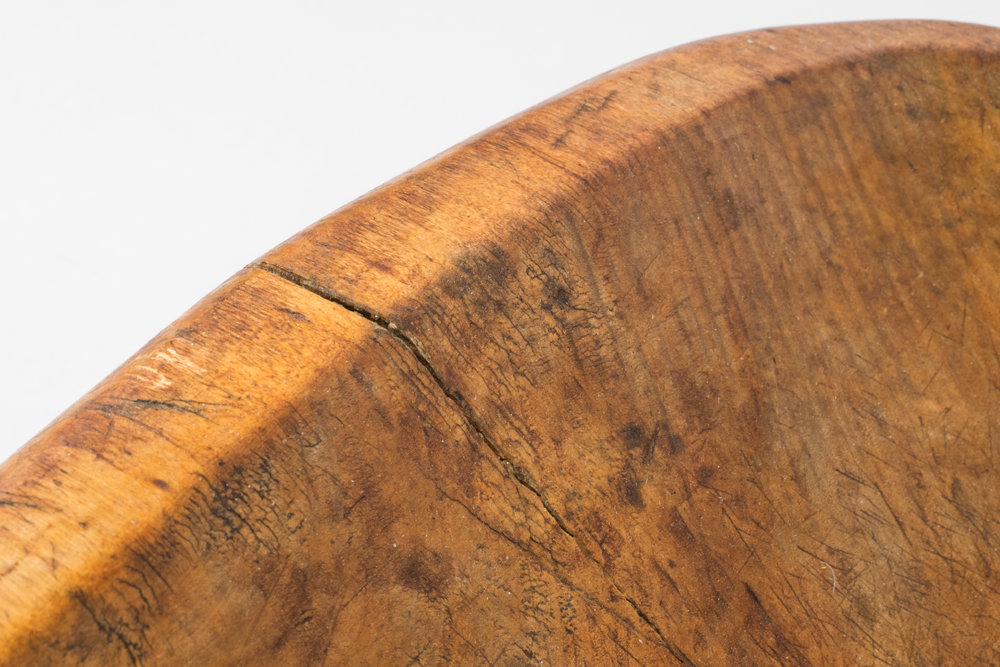 Antique Hand-carved Wood Trencher