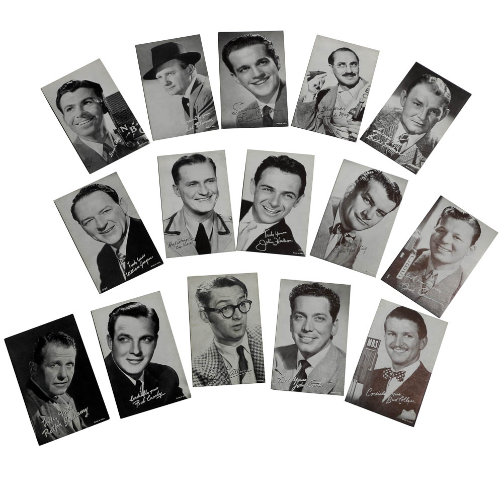 Vintage Early Actor Penny Arcade Cards