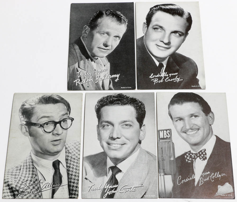 Vintage Early Actor Penny Arcade Cards