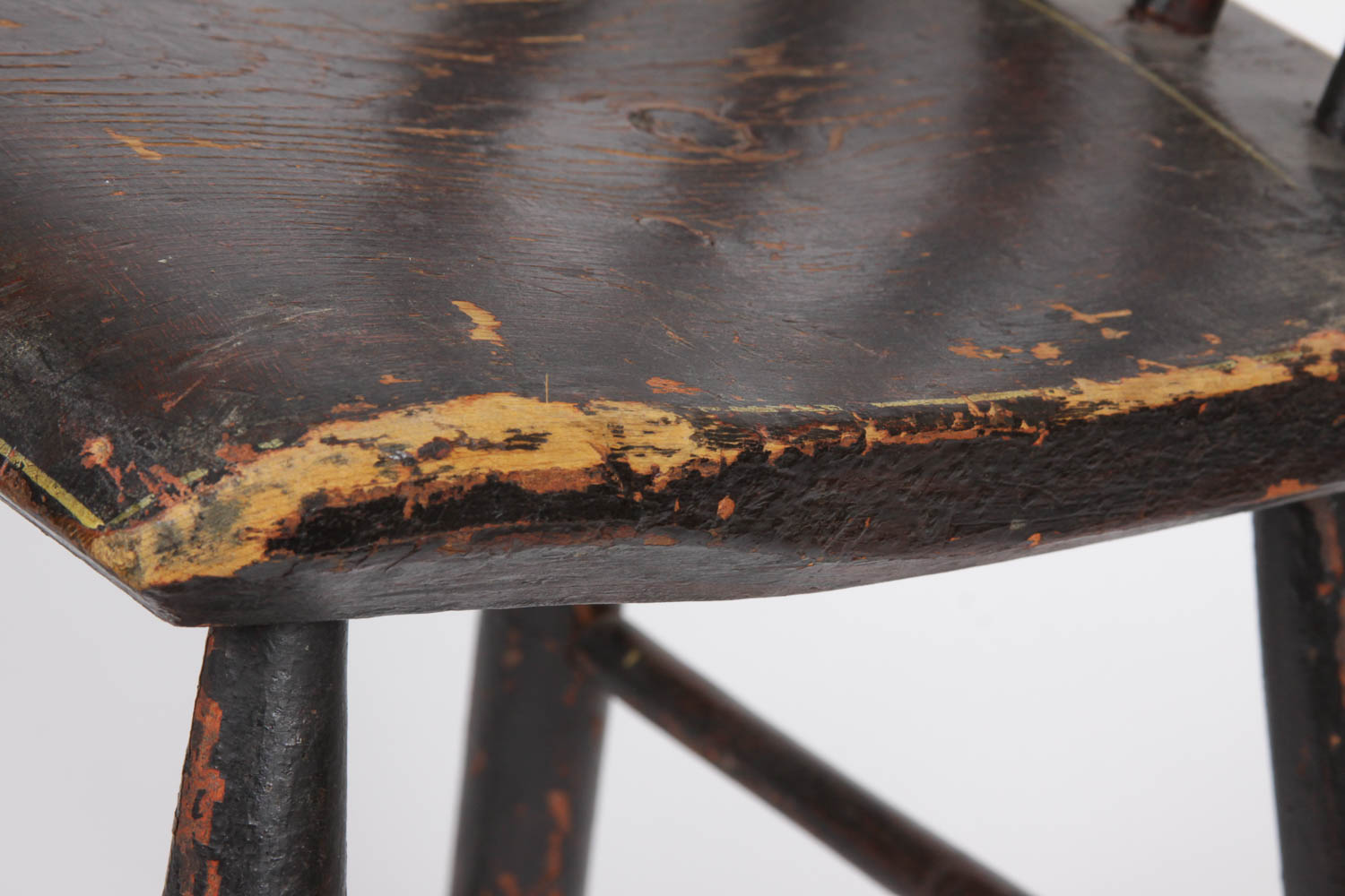 Hitchcock-Style Stenciled Antique Chair