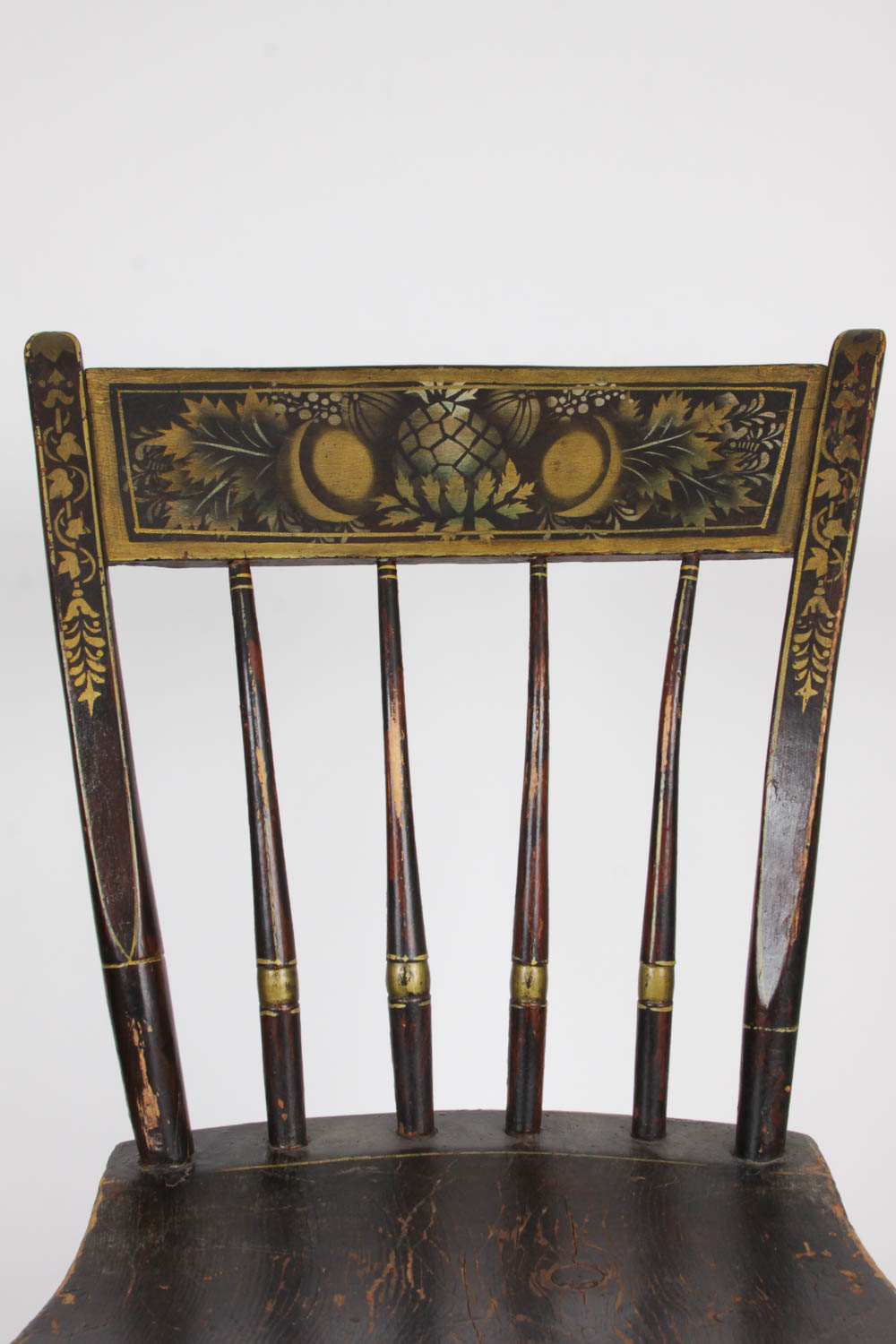 Hitchcock-Style Stenciled Antique Chair