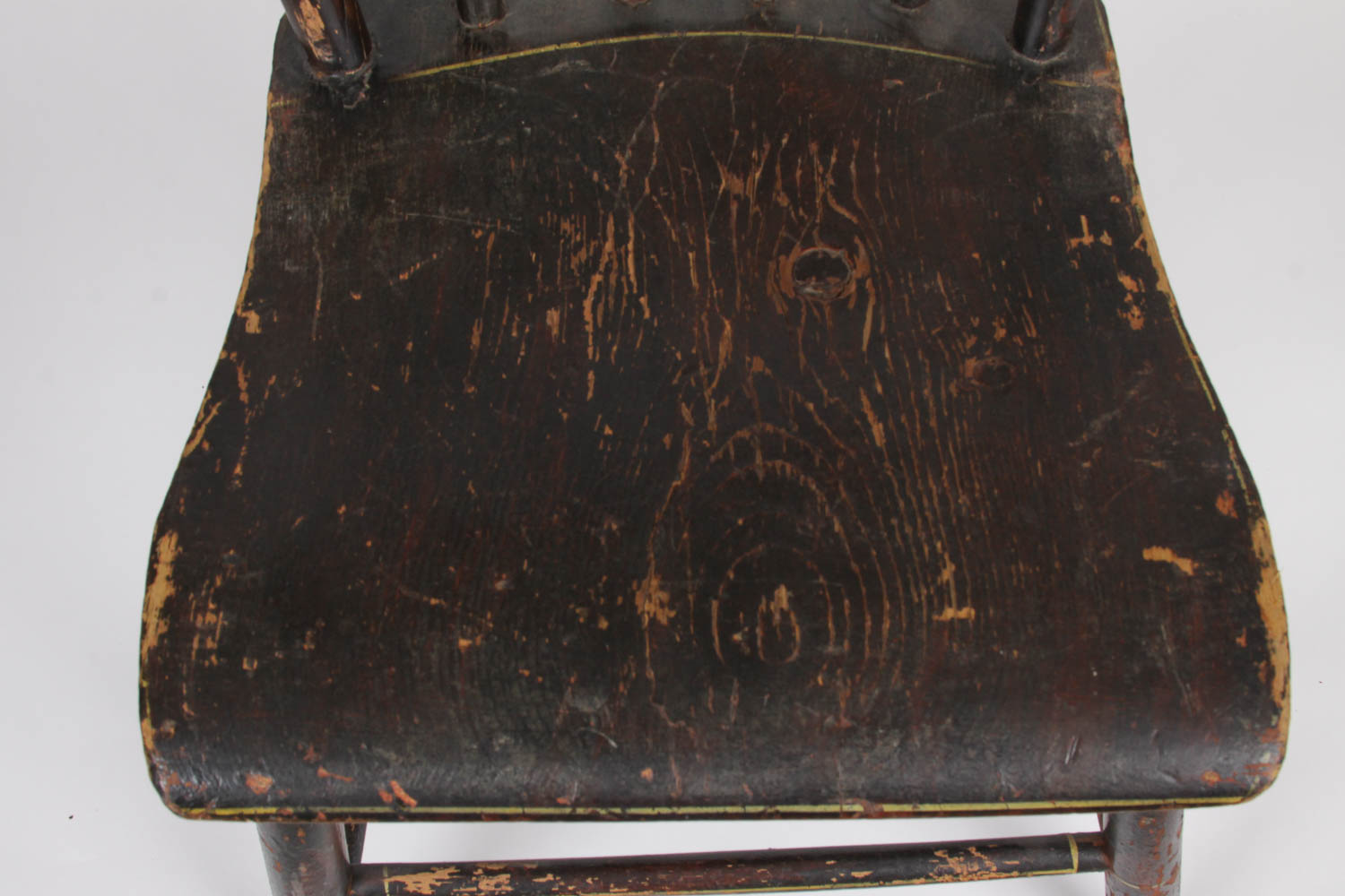 Hitchcock-Style Stenciled Antique Chair