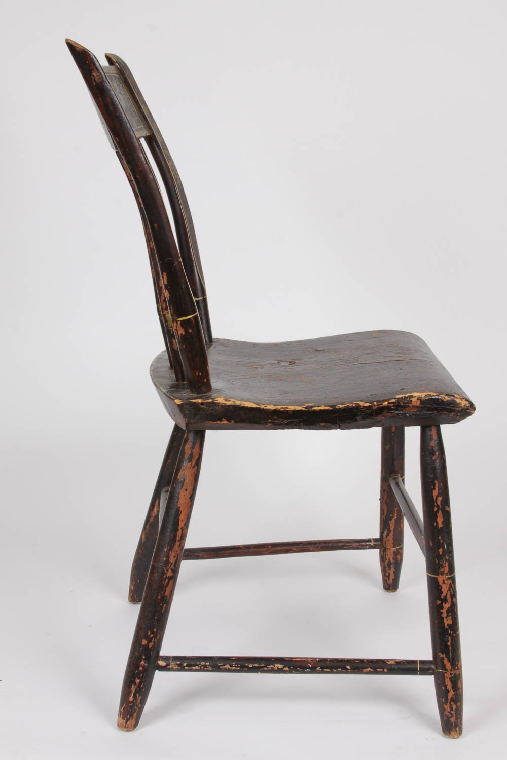 Hitchcock-Style Stenciled Antique Chair