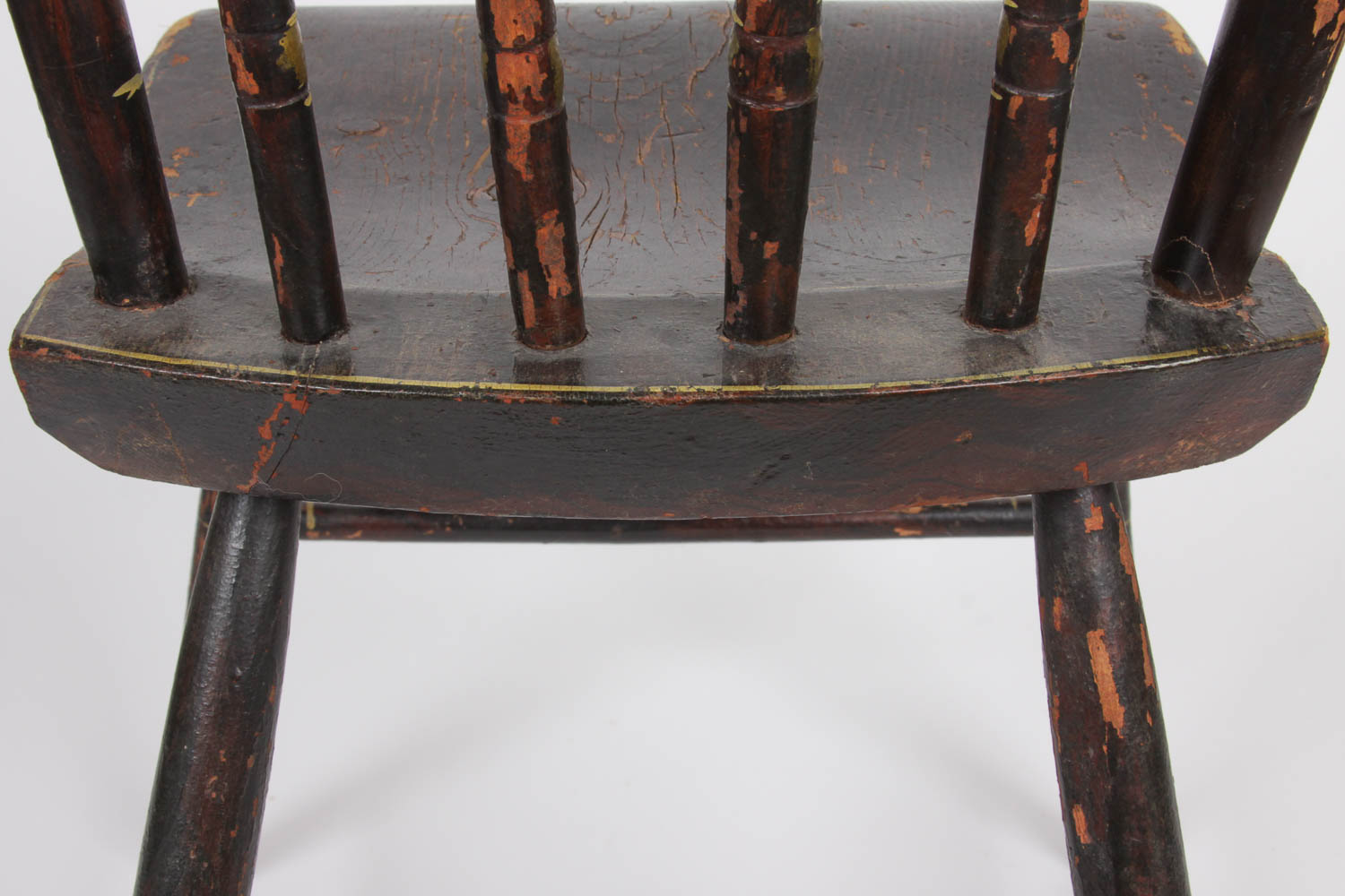 Hitchcock-Style Stenciled Antique Chair