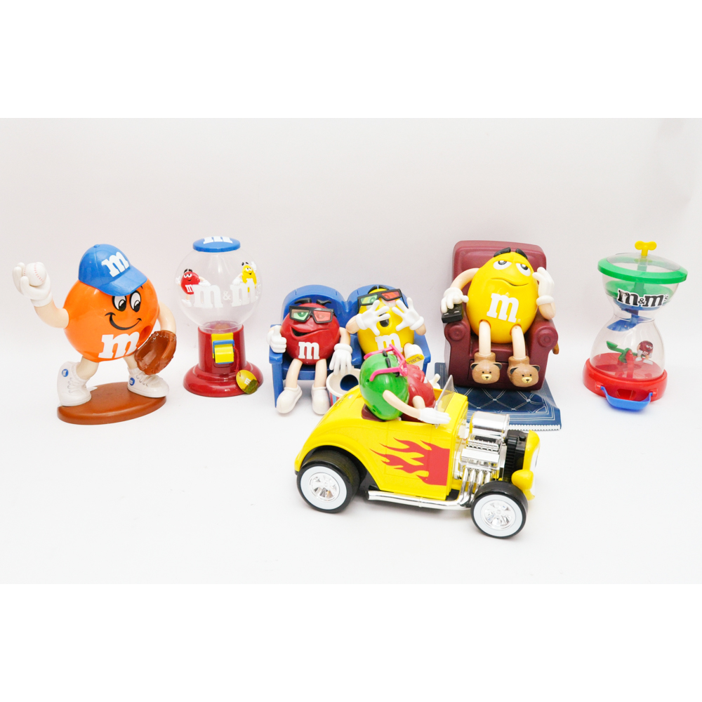 Assortment of Vintage M&M Toys