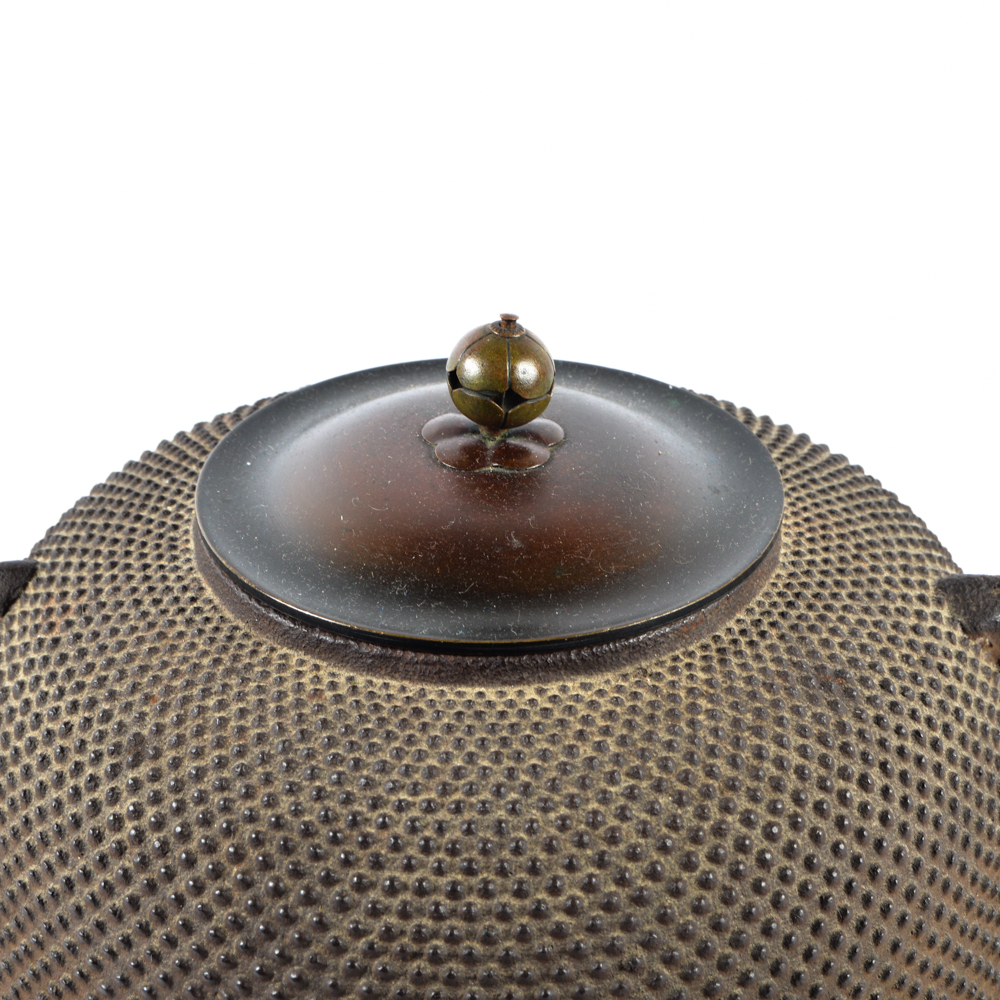 Antique Japanese Tea Ceremony Kama Kettle and Furo Brazier