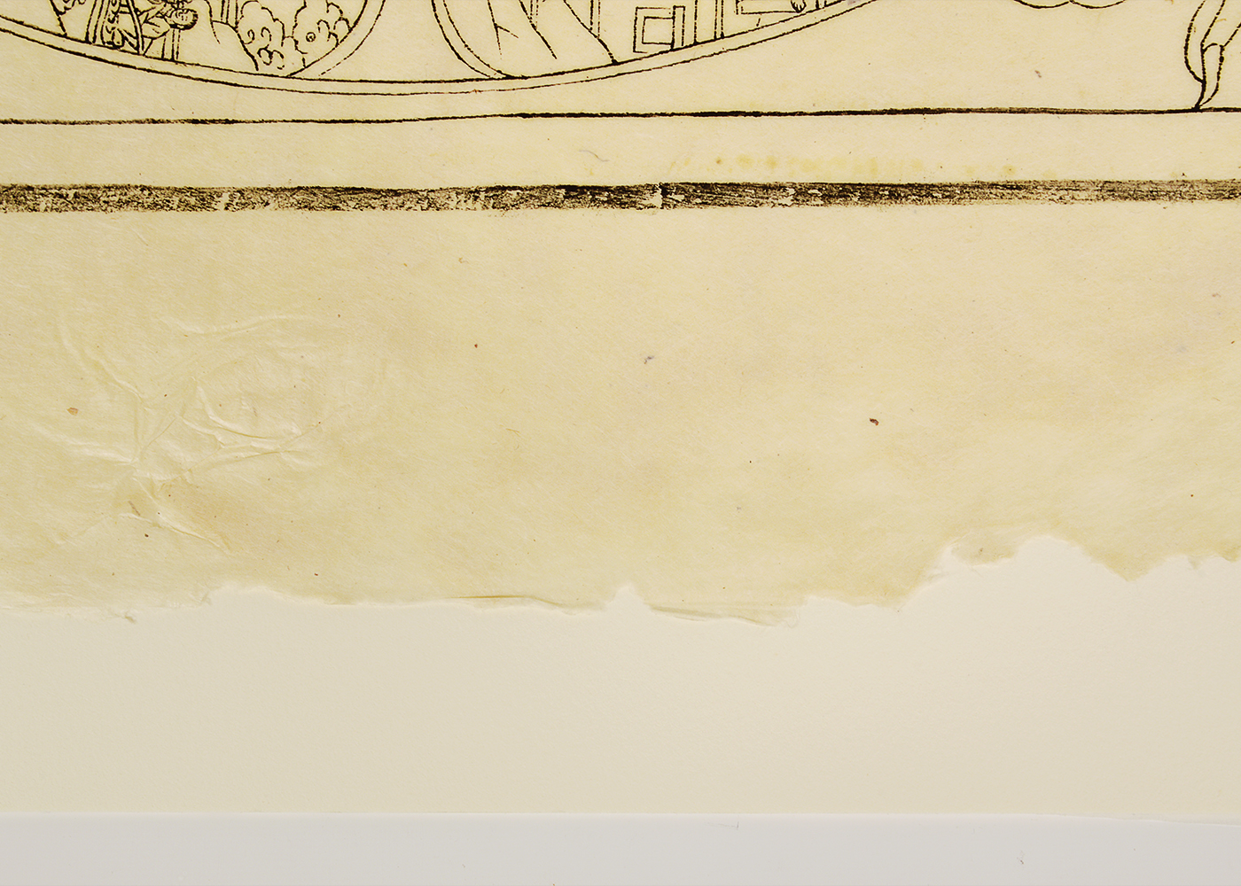 Tibetan "Wheel of Life" Woodblock Print on Paper