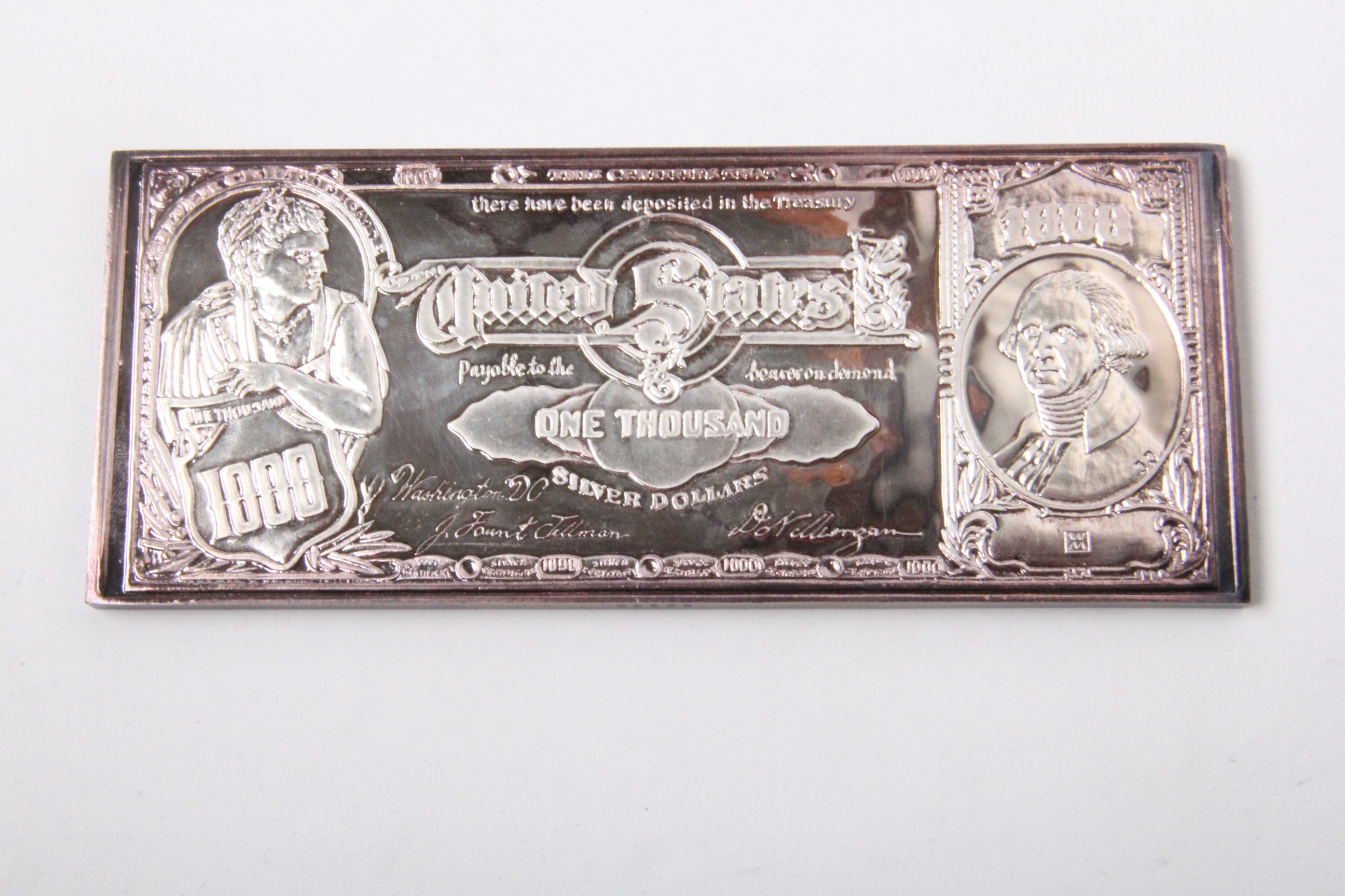 Washington Mint Silver Bar