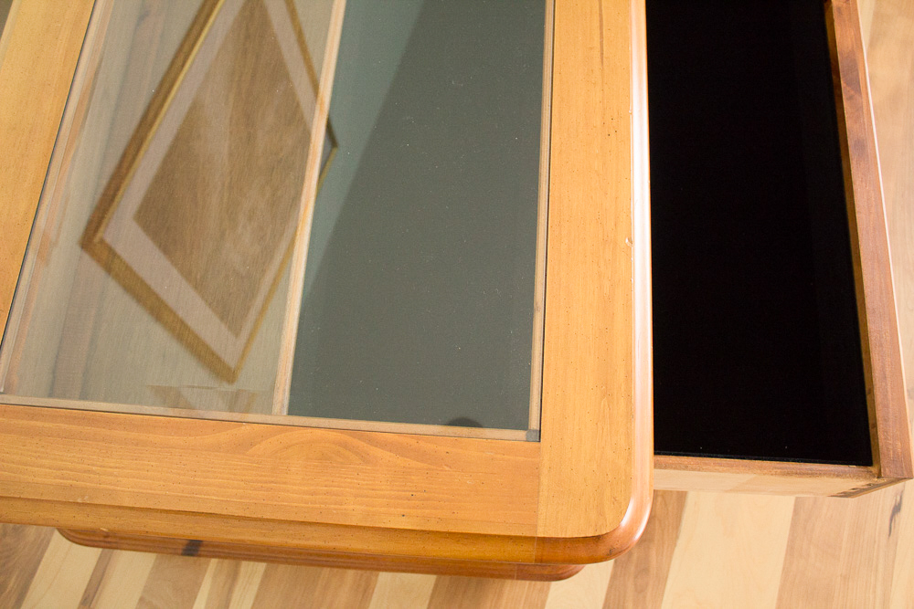 Broyhill Glass Top Coffee Table