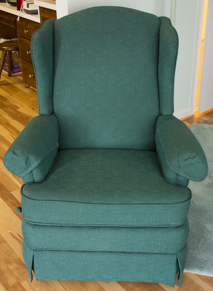 Action Industries Upholstered Rocking Reclining Chair