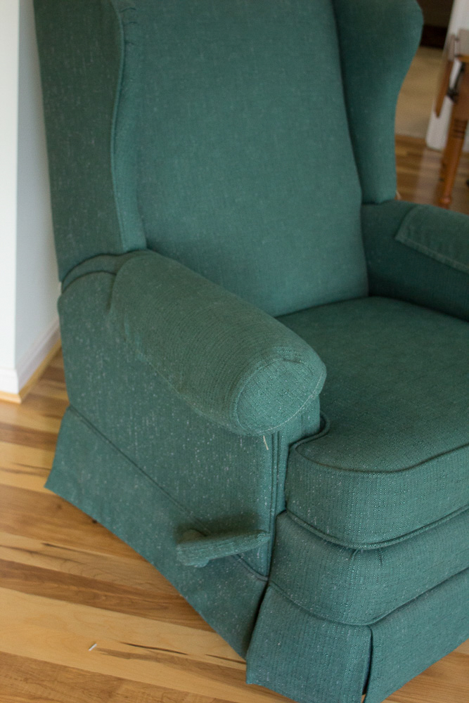 Action Industries Upholstered Rocking Reclining Chair