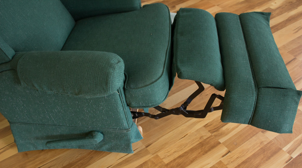 Action Industries Upholstered Rocking Reclining Chair