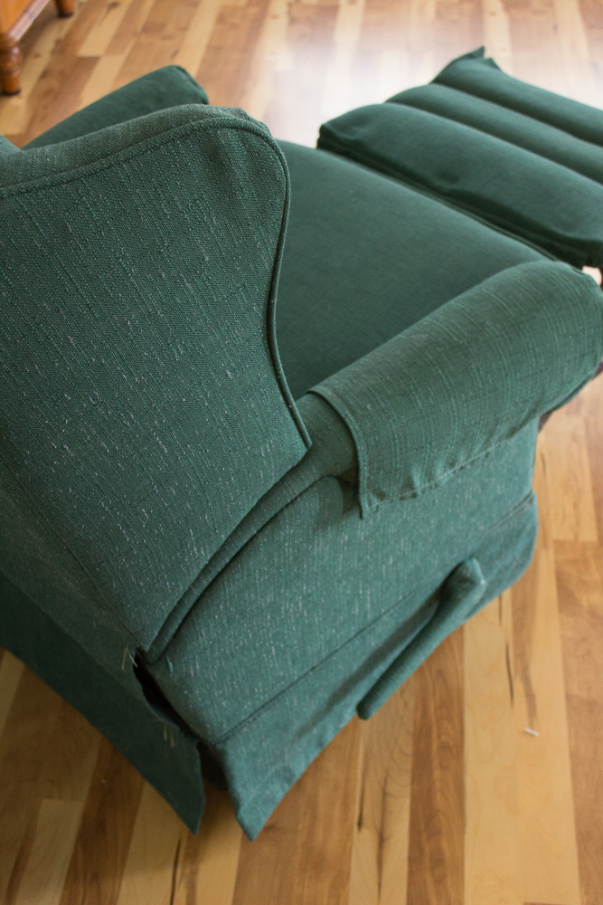 Action Industries Upholstered Rocking Reclining Chair