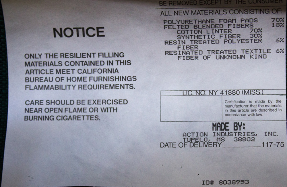 Action Industries Upholstered Rocking Reclining Chair