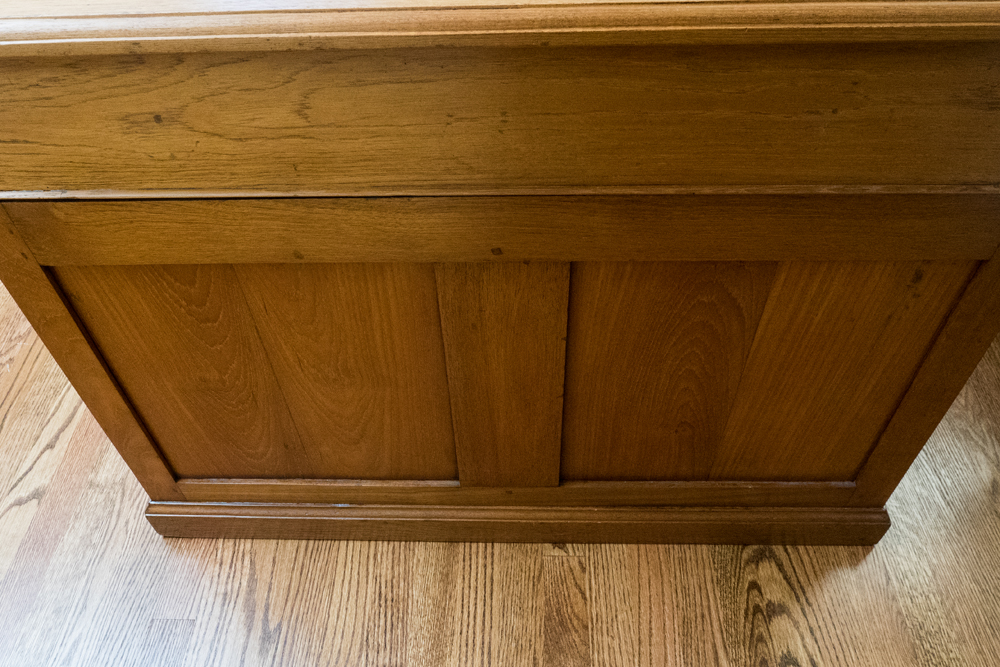Antique British Colonial Partner's Desk