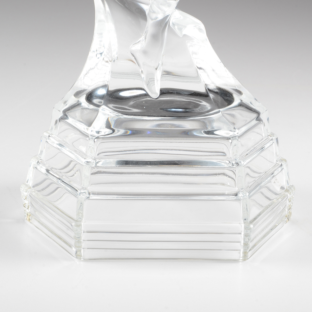 Pair of Art Deco Glass Figurines