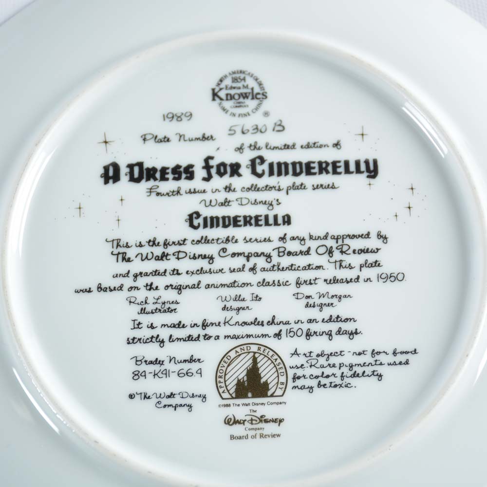 Cinderella Collector Plates