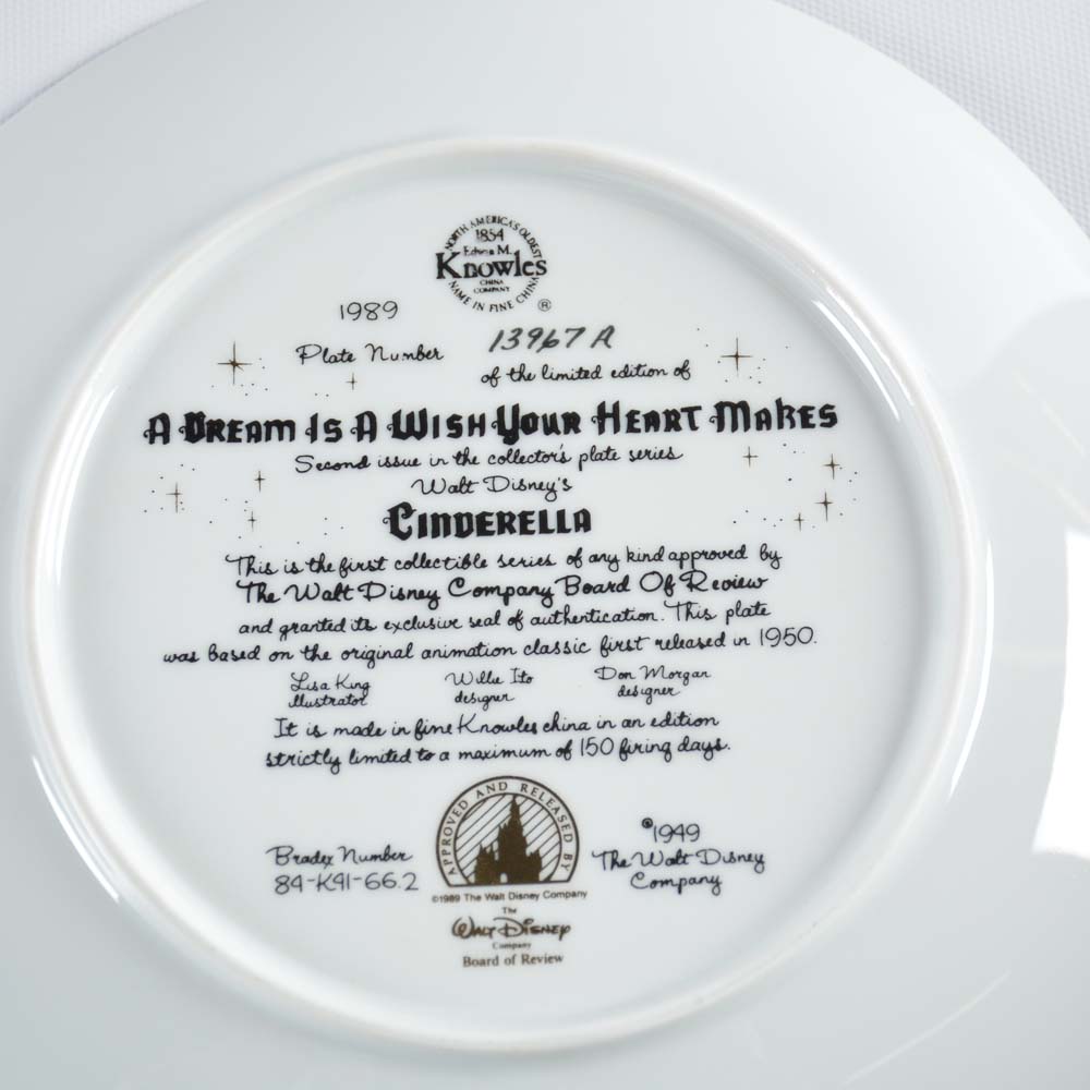 Cinderella Collector Plates