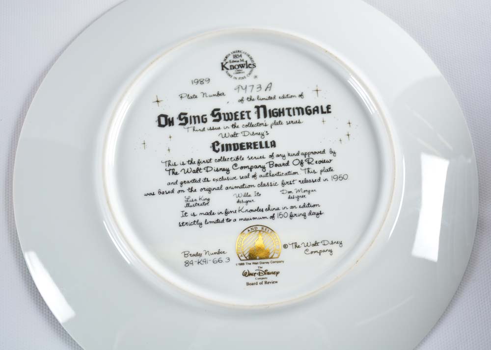 Cinderella Collector Plates