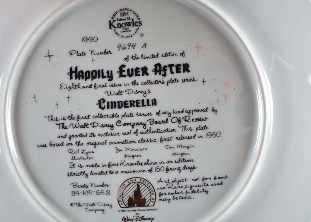 Cinderella Collector Plates