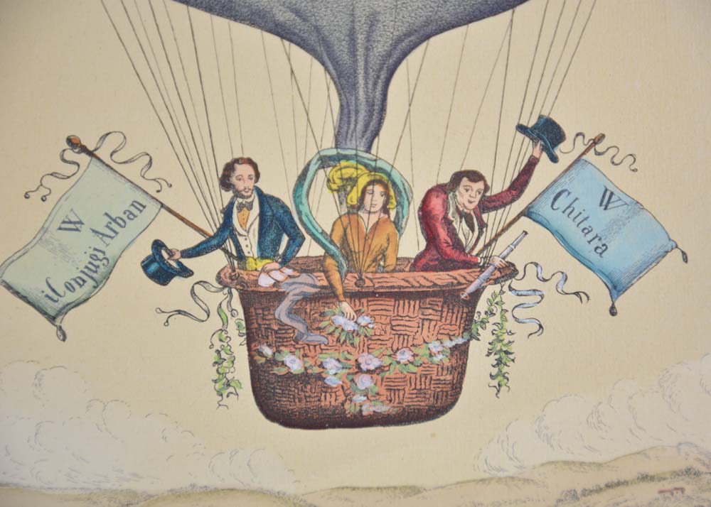 V. Cioni Hand Colored Lithographs