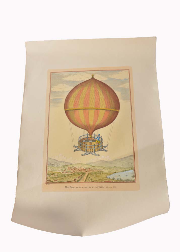 V. Cioni Hand Colored Lithographs