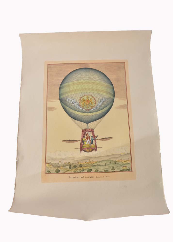 V. Cioni Hand Colored Lithographs