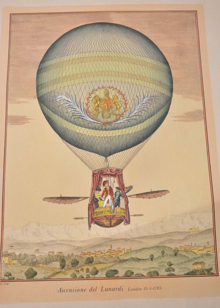 V. Cioni Hand Colored Lithographs