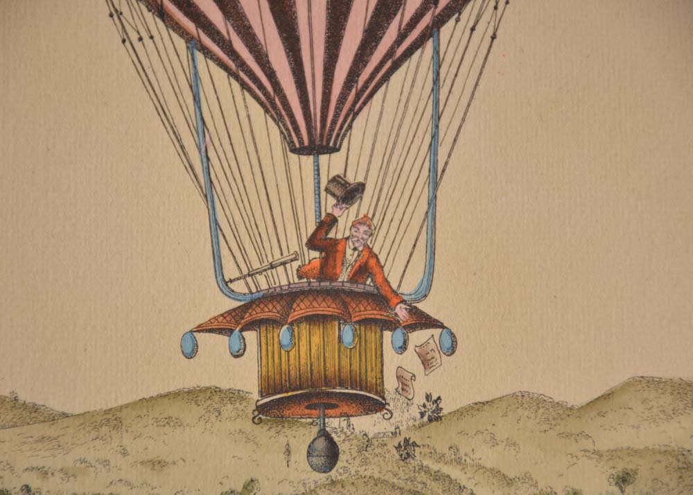 V. Cioni Hand Colored Lithographs