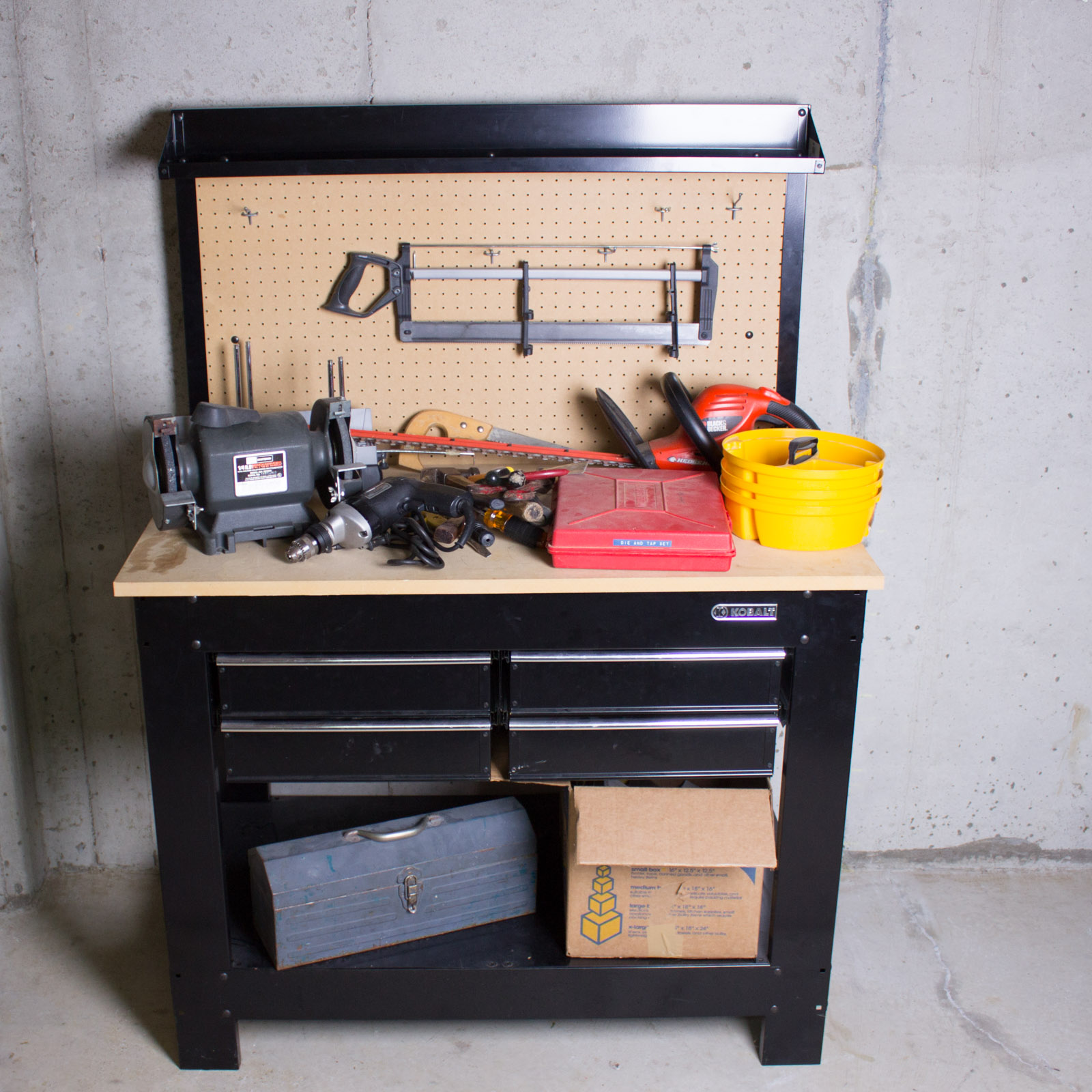 Kobalt Work Bench With Tools