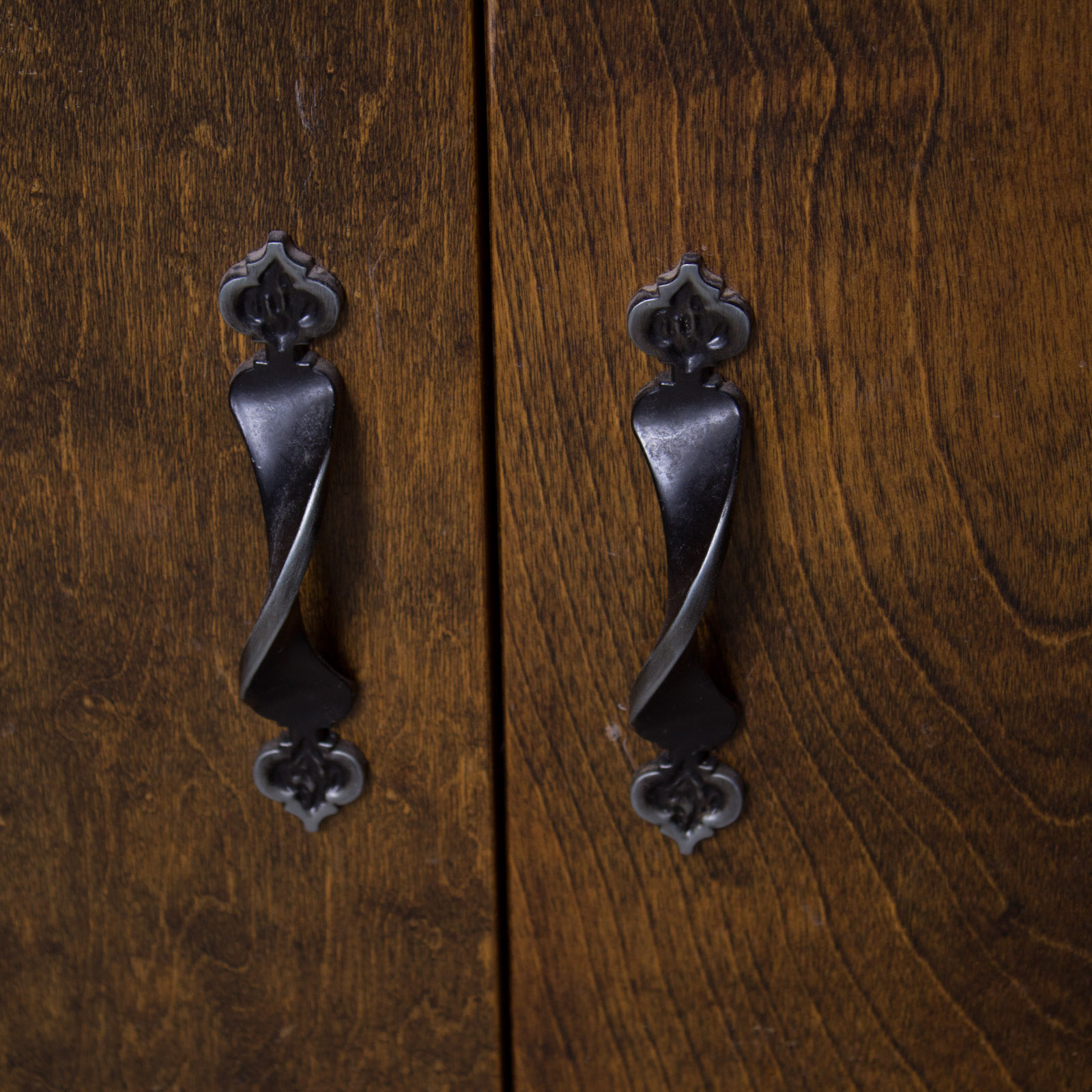 Birch Bookcase With Hutch