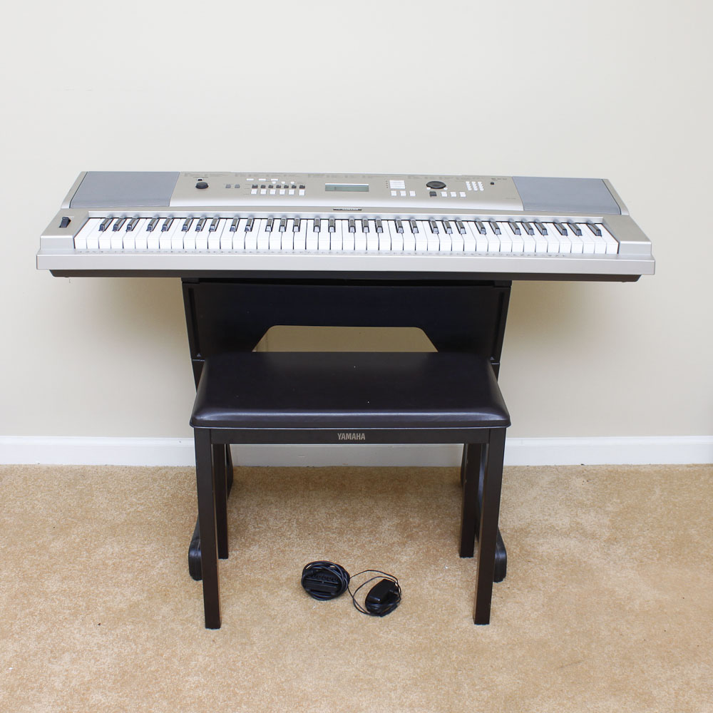 Yamaha 76 Key Grand Piano Keyboard, Stand and Bench