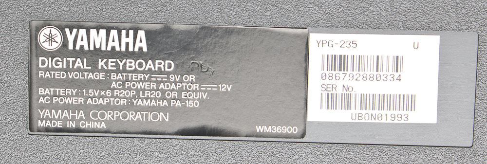 Yamaha 76 Key Grand Piano Keyboard, Stand and Bench