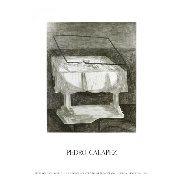 Vintage 1989 Pedro Calapez Exhibition Poster