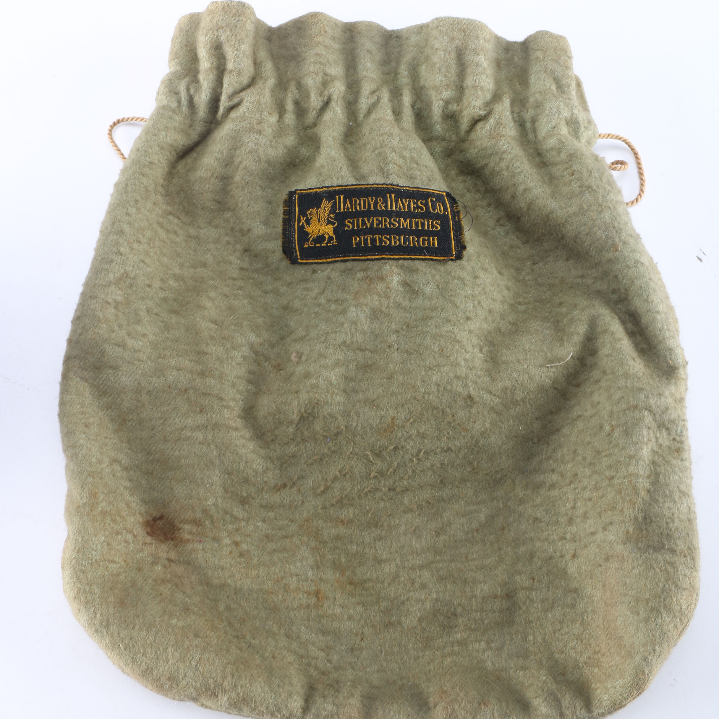 Antique Pewter Trophy Mug with Carrying Bag