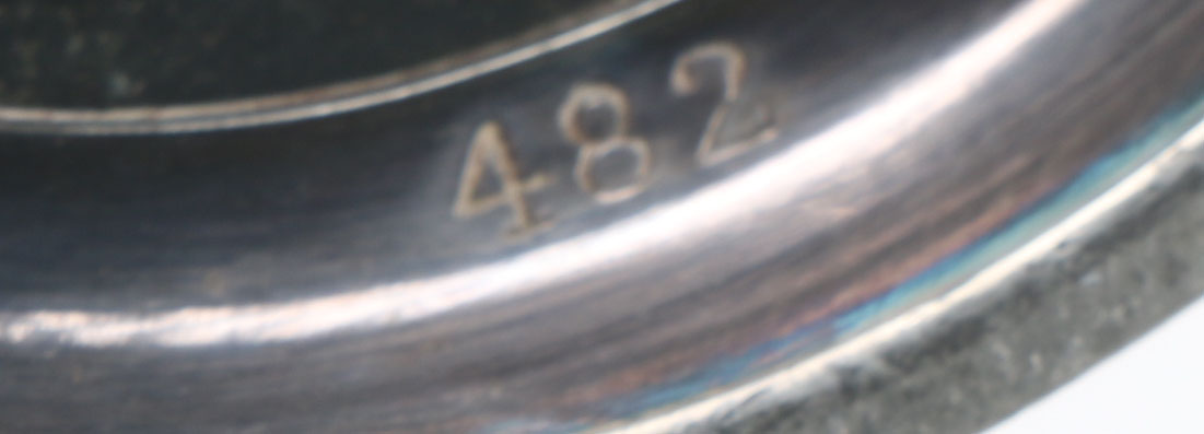 Antique Pewter Trophy Mug with Carrying Bag