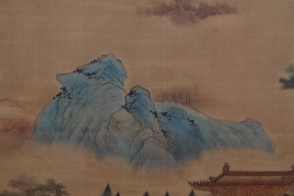 Print After "The Emperor Guang Wu Fording a River" by Qiu Ying