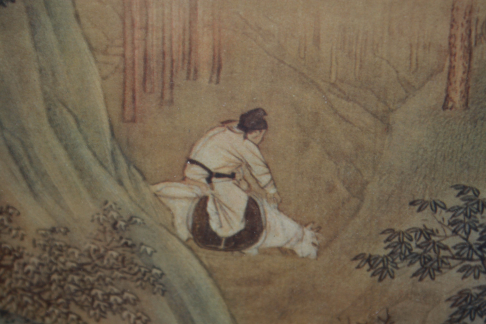 Print After "The Emperor Guang Wu Fording a River" by Qiu Ying